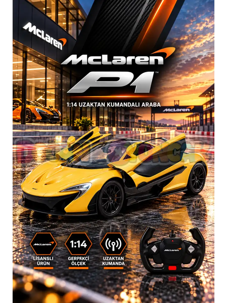 Rastar McLaren P1 1:14 Uzaktan Kumandalı Araba - RC Araba