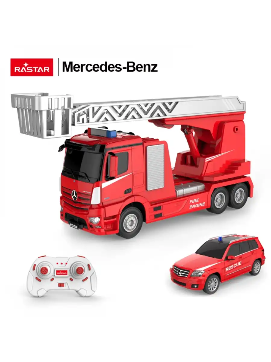 Rastar Mercedes-Benz Antos Fire Engine & Rescue Uzaktan Kumandalı Araba - RC Araba
