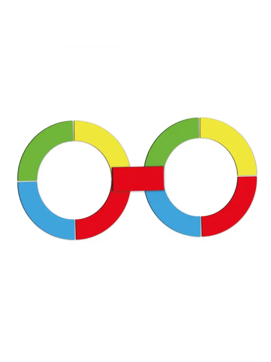 Redka Pangram Çubuklar ve Halkalar - Redka Tangram Oyunu - Akıl ve Zeka Oyunu - Görsel Zeka Oyunu