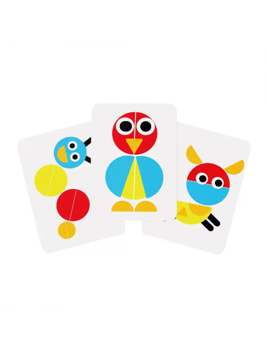 Redka Pangram Daireler - Redka Tangram Oyunu - Akıl ve Zeka Oyunu - Görsel Zeka Oyunu