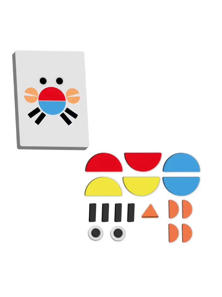 Redka Pangram Daireler - Redka Tangram Oyunu - Akıl ve Zeka Oyunu - Görsel Zeka Oyunu