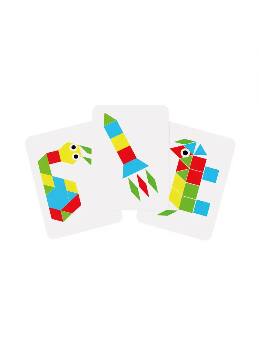 Redka Pangram Geometrik Şekiller - Redka Tangram Oyunu - Akıl ve Zeka Oyunu - Görsel Zeka Oyunu