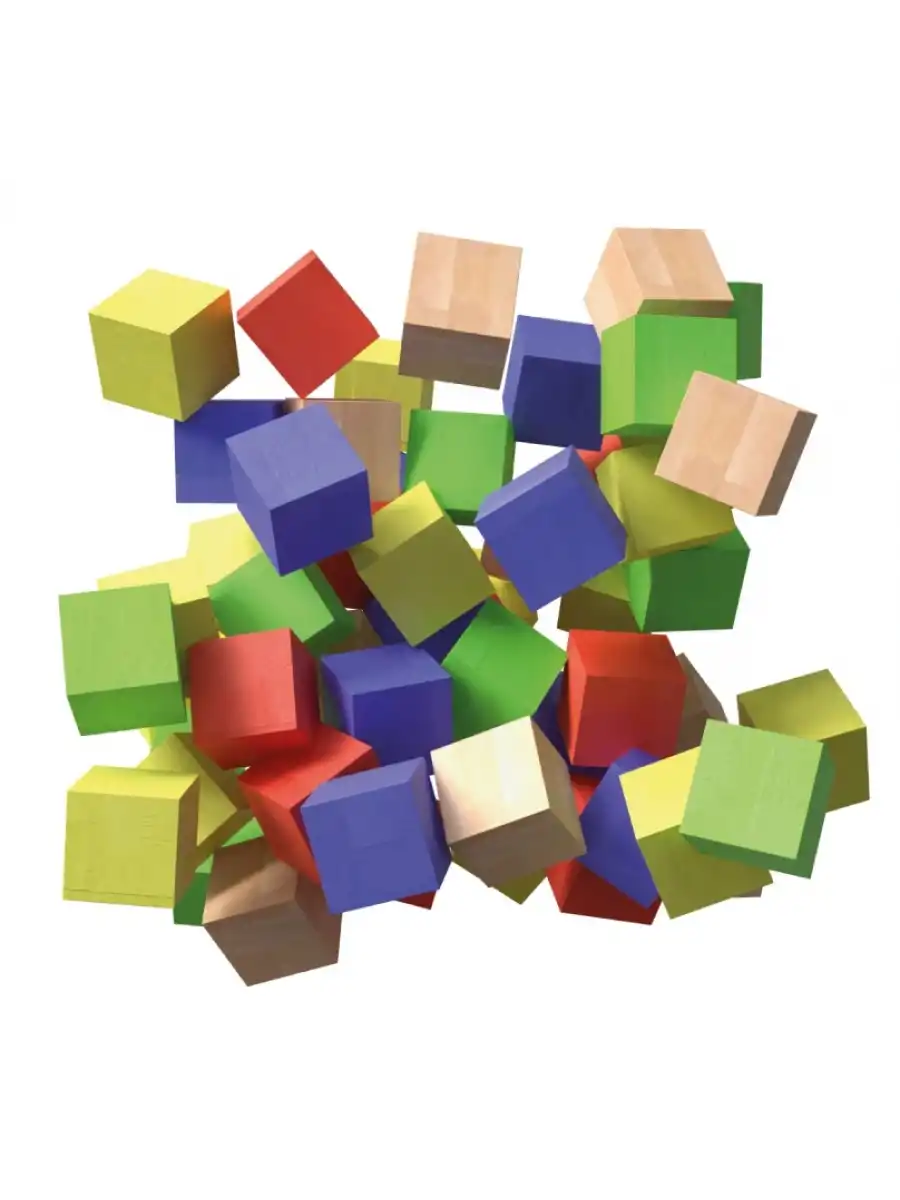 Redka Wooden Cube Blocks - Redka Ahşap Küp Bloklar - Akıl ve Zeka Oyunu - Görsel Oyun