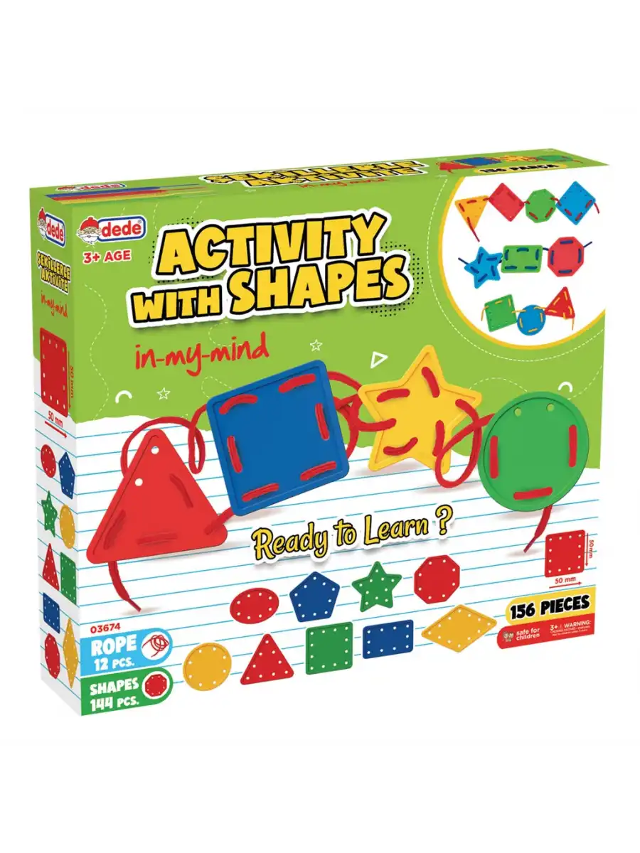 Şekillerle Aktivite Oyunu - Lego Setleri - Geometrik Oyunu - Şekilli Lego