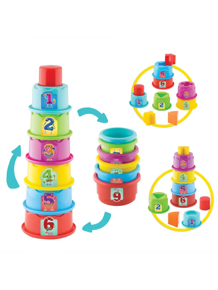 Silindir Kule Bultak - Bultak Lego - Bebek Oyuncağı - Şekil Takmaca - Kule Oyunu