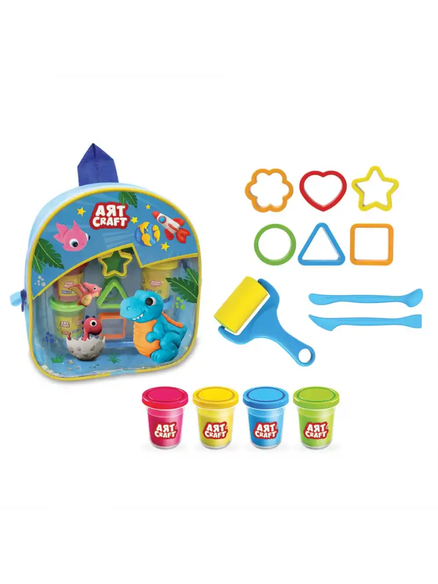 Sırt Çantalı Hamur Seti 224 Gr. - Oyun Hamuru Seti - Hamur Setleri - Çantalı Hamur Seti