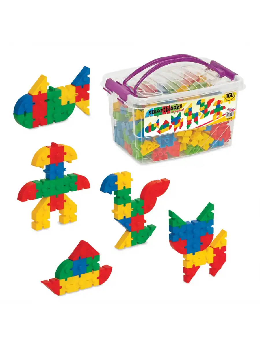 Smart Blocks Lego (160 Parça) - Smart Lego - Küçük Bloklar - Legolar Oyuncak