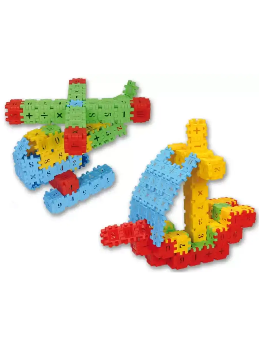 Smarty - Akıllı Sayılar Blok Oyunu 100 Parça - Oyuncak Lego Seti - Birbirine Geçmeli STEM Lego Seti - Eğitici Oyuncak