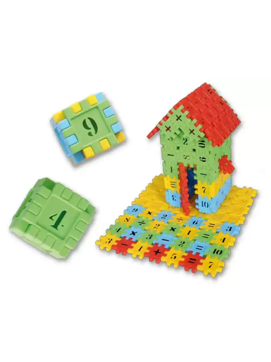 Smarty - Akıllı Sayılar Blok Oyunu 100 Parça - Oyuncak Lego Seti - Birbirine Geçmeli STEM Lego Seti - Eğitici Oyuncak