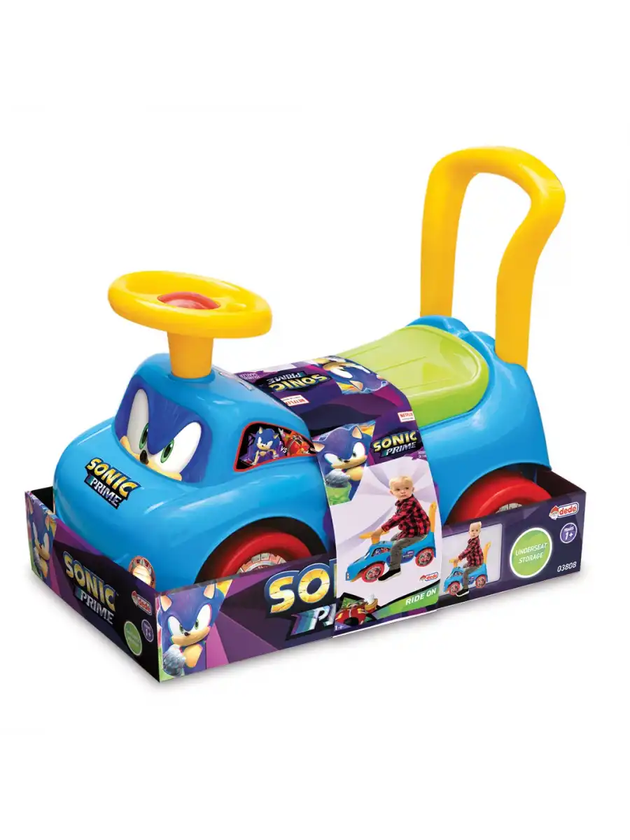 Sonic İlk Arabam - Binmeli Araba - Çocuk Arabası - İlk Adım Arabası