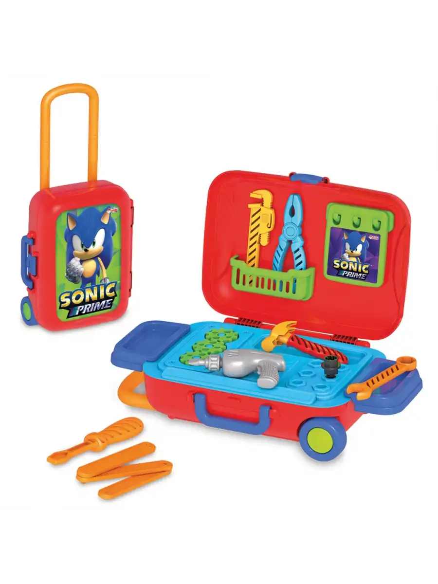 Sonic Tamir Seti Bavulum - Oyuncak Tamir Setleri - Tamir Aletleri - Alet Seti - Vidalama Seti