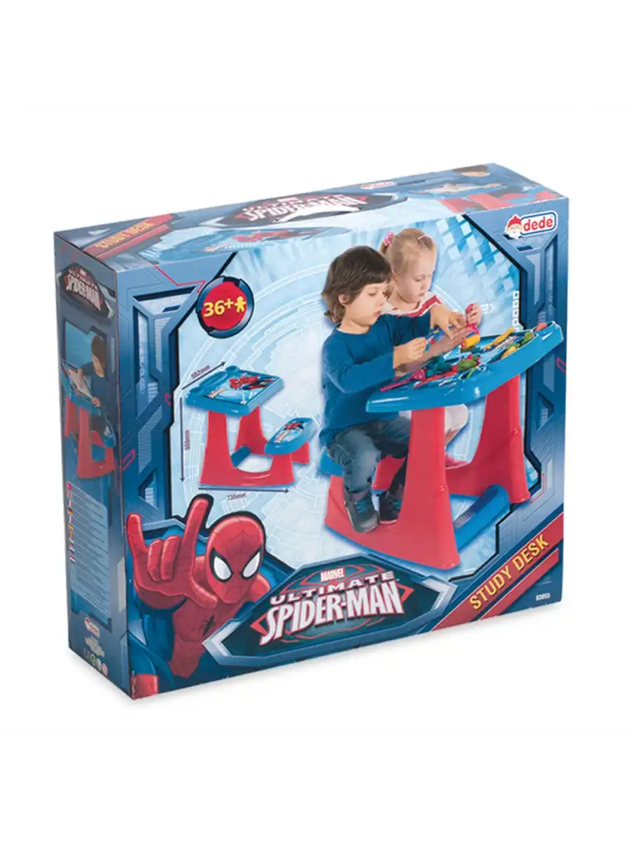 Spiderman Çalışma Masası - Çalışma Masaları - Eğitici Masa - Aktivite Masası