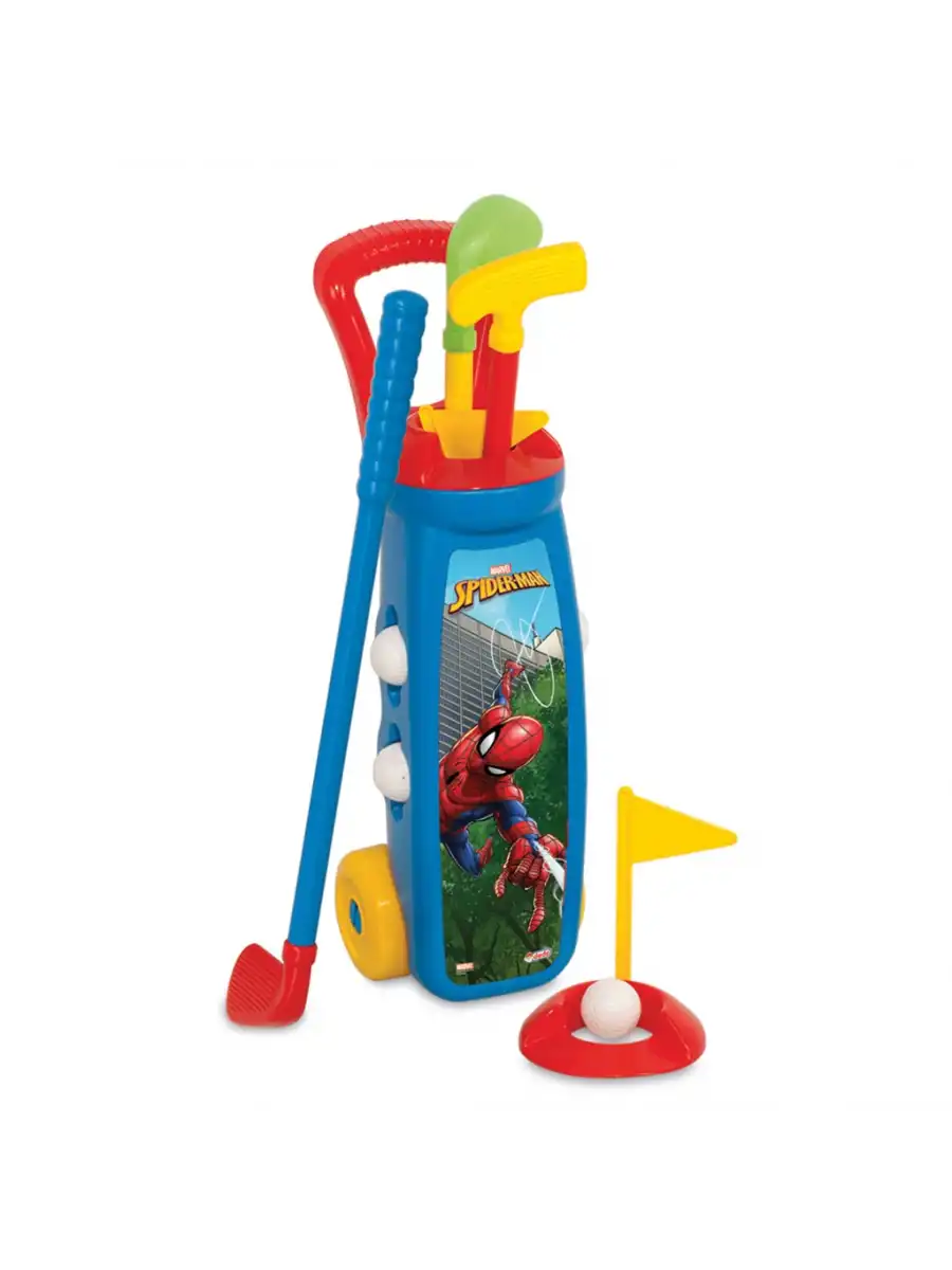 Spiderman Golf Arabası - Golf Seti - Bahçe Oyuncakları - Golf Oyuncakları