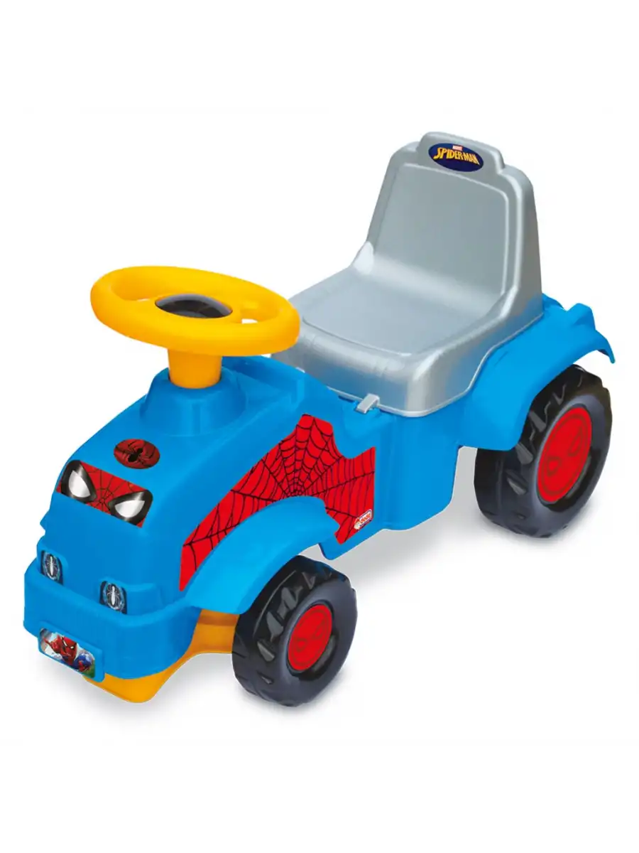 Spiderman İlk Traktörüm - Binmeli Araba - Çocuk Arabası - İlk Adım Arabası