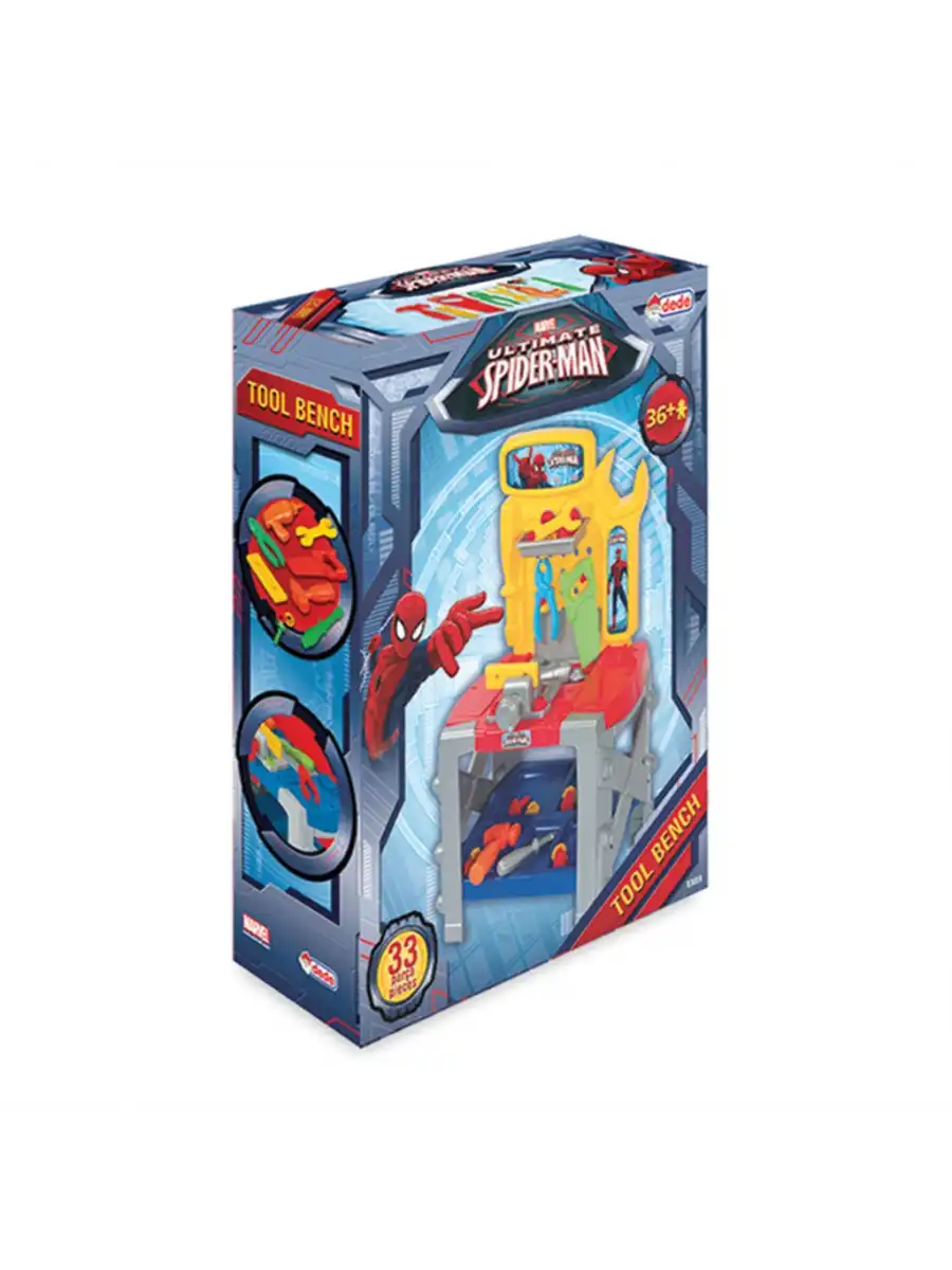 Spiderman Tamir Seti - Oyuncak Tamir Setleri - Tamir Aletleri - Alet Seti - Vidalama Seti