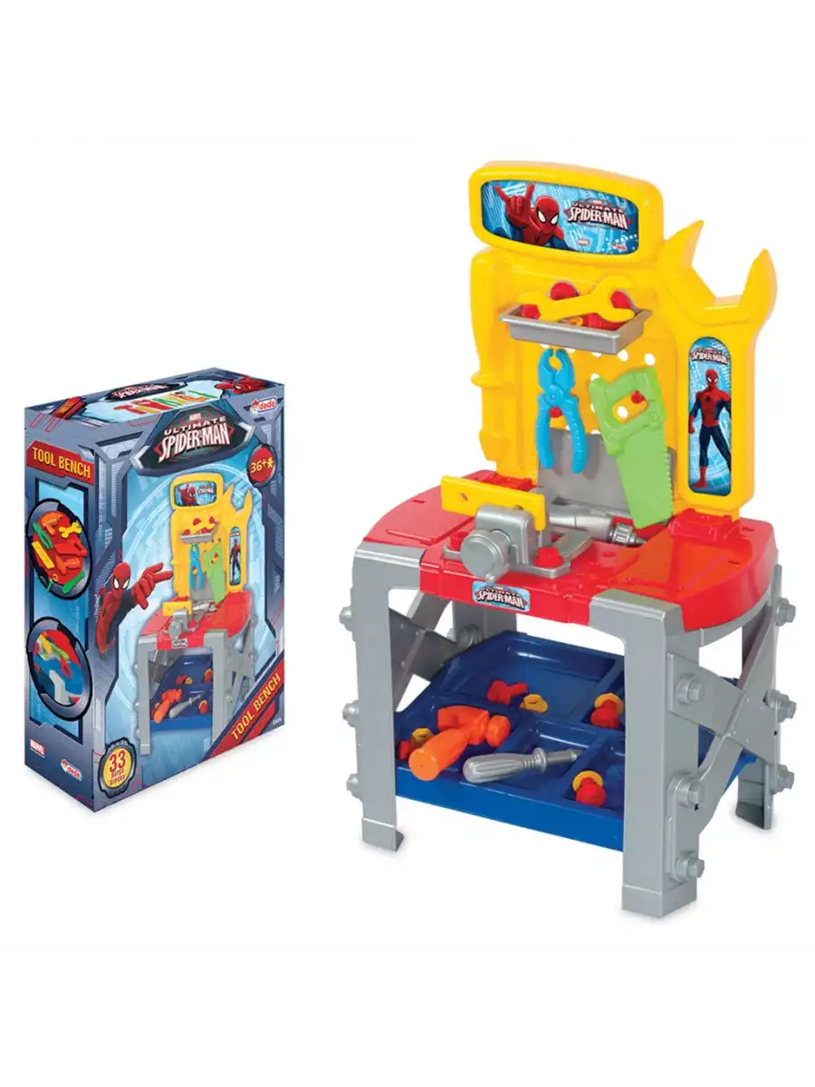 Spiderman Tamir Seti - Oyuncak Tamir Setleri - Tamir Aletleri - Alet Seti - Vidalama Seti