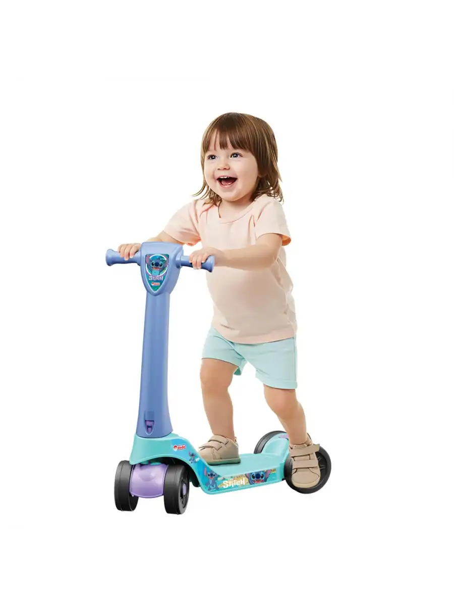 Stitch Scooter - Plastik Scooter - 4 Tekerli Scooter - Bingit - Kaykay Disney Stitch Scooter