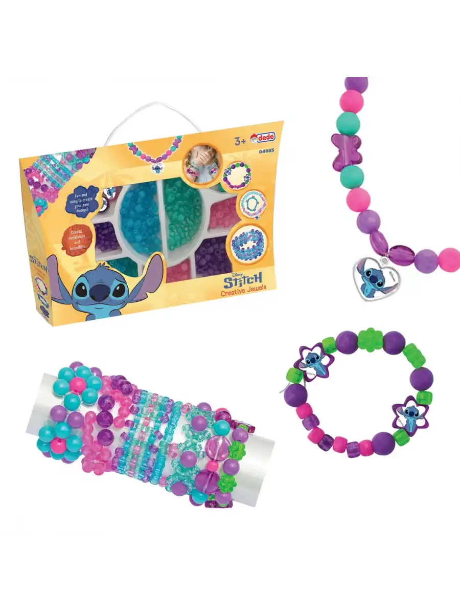 Stitch Takı Seti Küçük El Çantası - Dede Takı Seti - Boncuk Kolye Seti - Disney Stitch Takı Seti