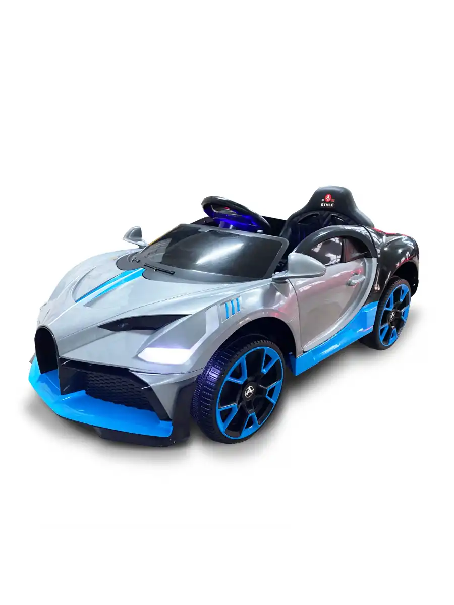 Style GT Gri Uzaktan Kumandalı 4X2 12 Volt Akülü Araba - RC Bugatti Divo Akülü Araba