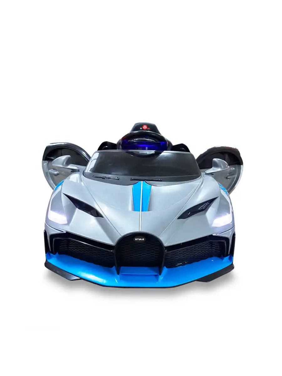 Style GT Gri Uzaktan Kumandalı 4X2 12 Volt Akülü Araba - RC Bugatti Divo Akülü Araba