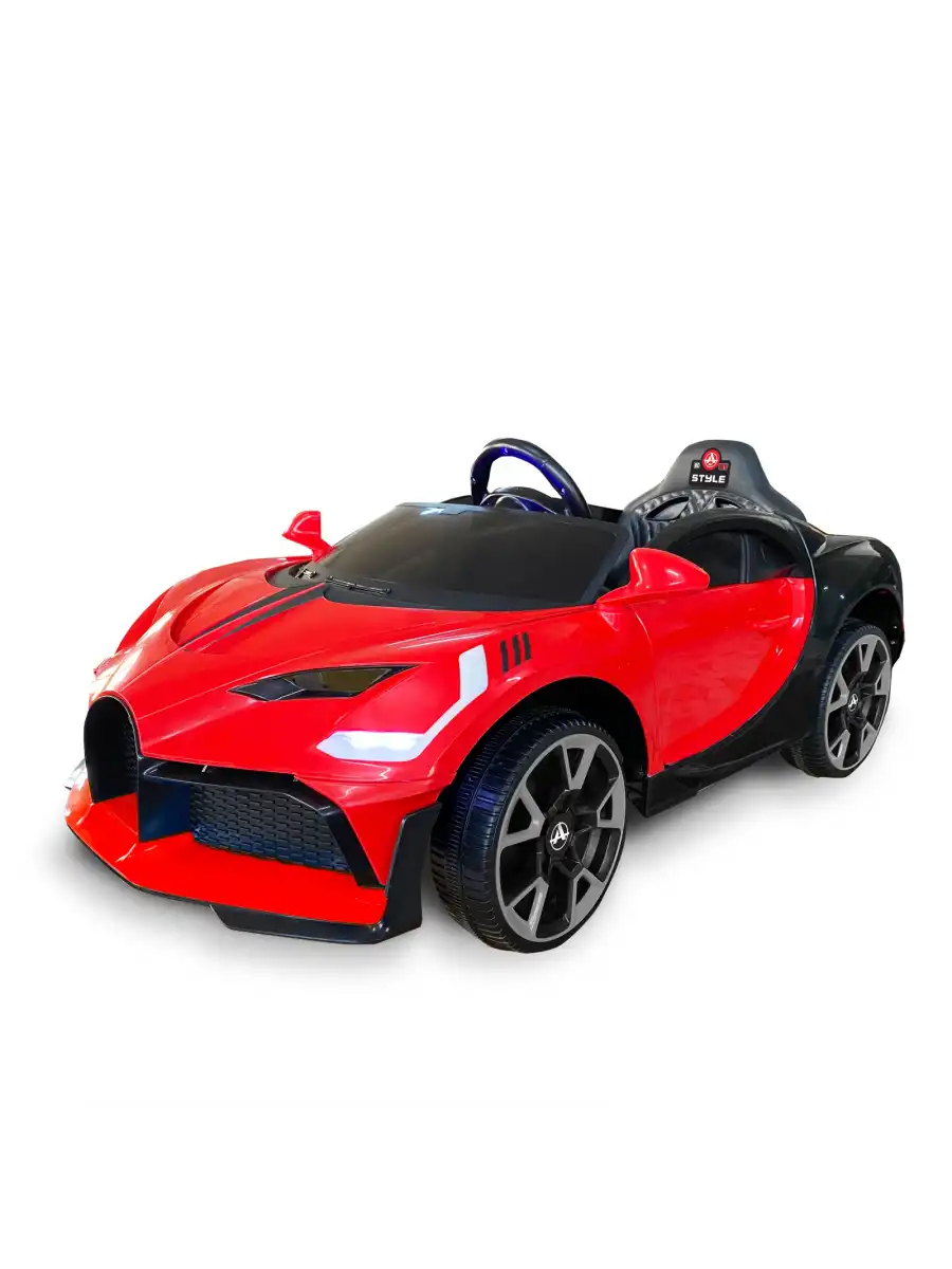 Style GT Kırmızı Uzaktan Kumandalı 4X2 12 Volt Akülü Araba - RC Bugatti Divo Akülü Araba