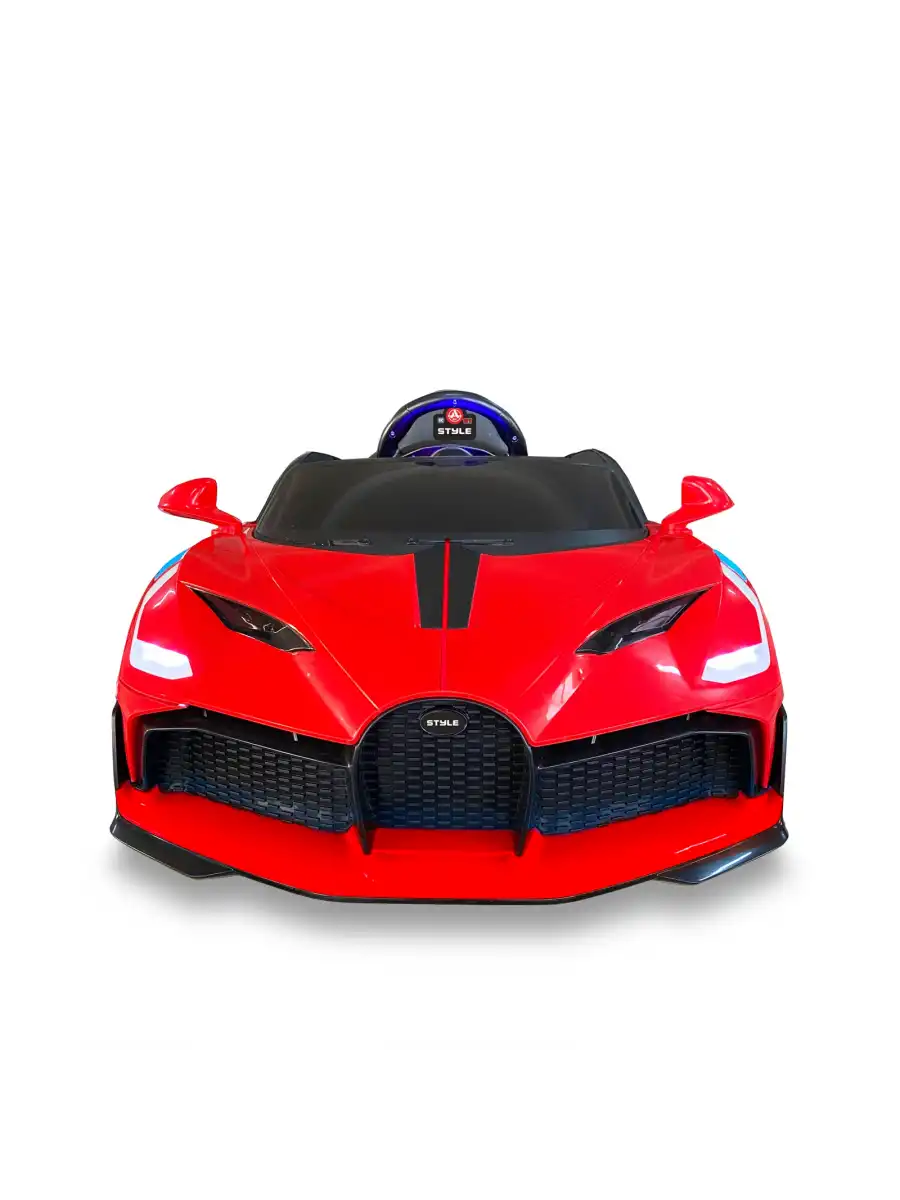 Style GT Kırmızı Uzaktan Kumandalı 4X2 12 Volt Akülü Araba - RC Bugatti Divo Akülü Araba