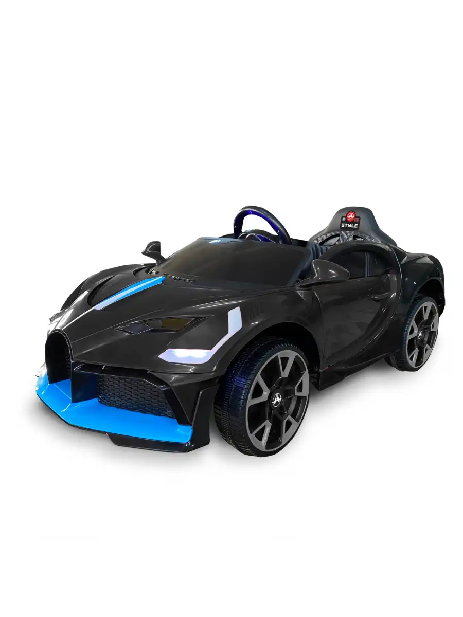 Style GT Siyah Uzaktan Kumandalı 4X2 12 Volt Akülü Araba - RC Bugatti Divo Akülü Araba