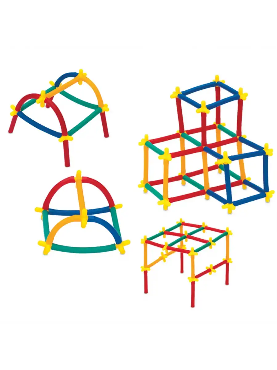 Süper Bambu Çubuklar (200 Parça) - Lego Setleri - Borular Lego - Plastik Çubuklar