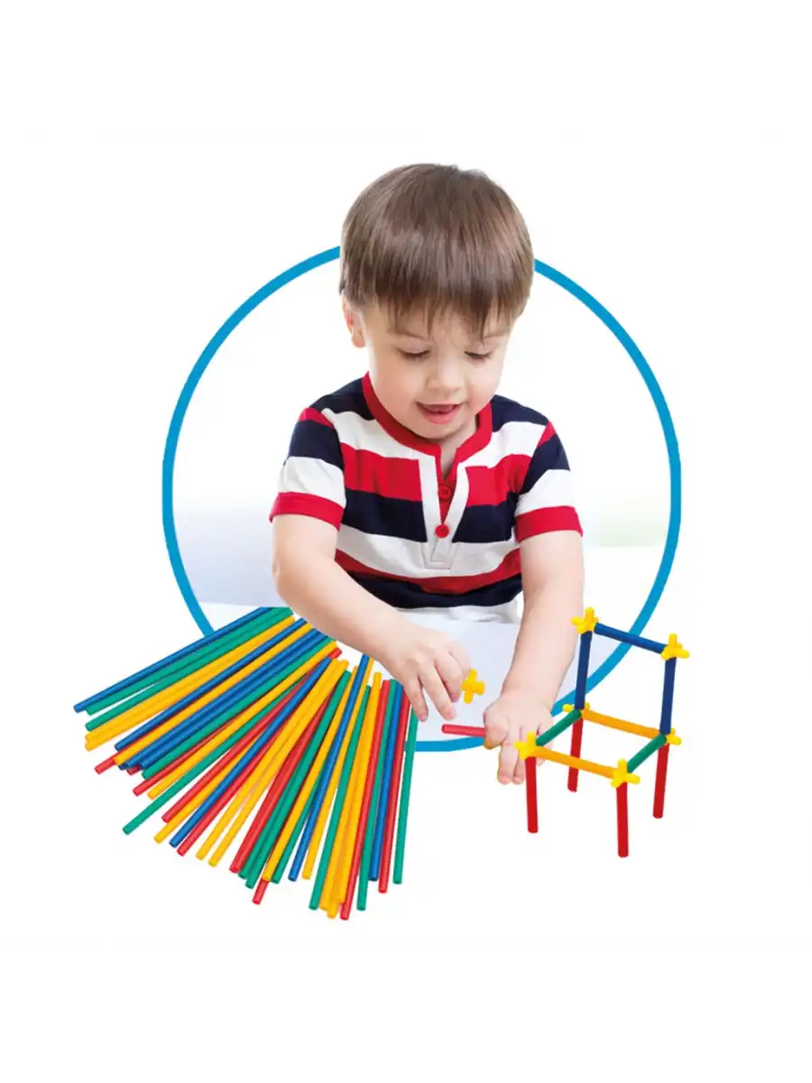 Süper Bambu Çubuklar (200 Parça) - Lego Setleri - Borular Lego - Plastik Çubuklar