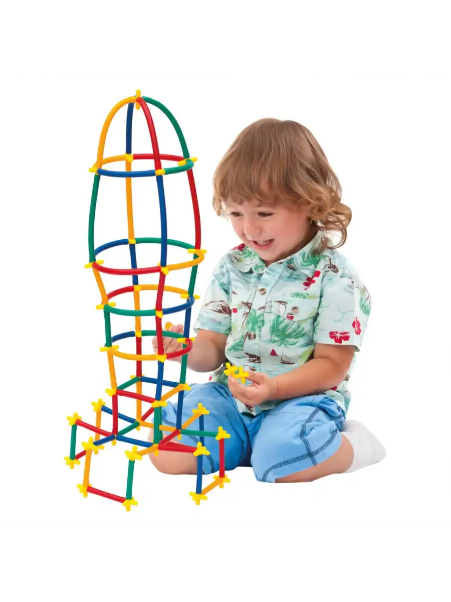 Süper Bambu Çubuklar (300 Parça) - Lego Setleri - Borular Lego - Plastik Çubuklar