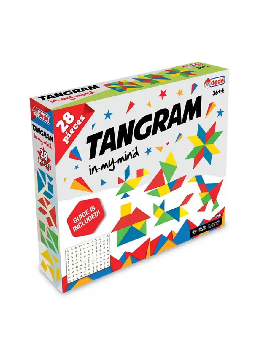 Tangram Lego (28 Parça) - Lego Setleri - Tangram Oyunu - Şekilli Lego - Tagram Seti