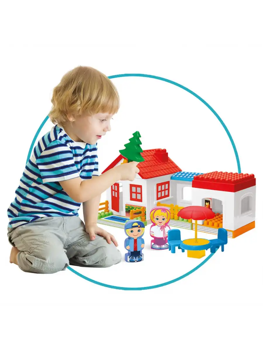 Tek Katlı Ev Bloklar - Lego Oyuncağı - Lego Setleri - Bloklar - Lego Seti - Ev Seti