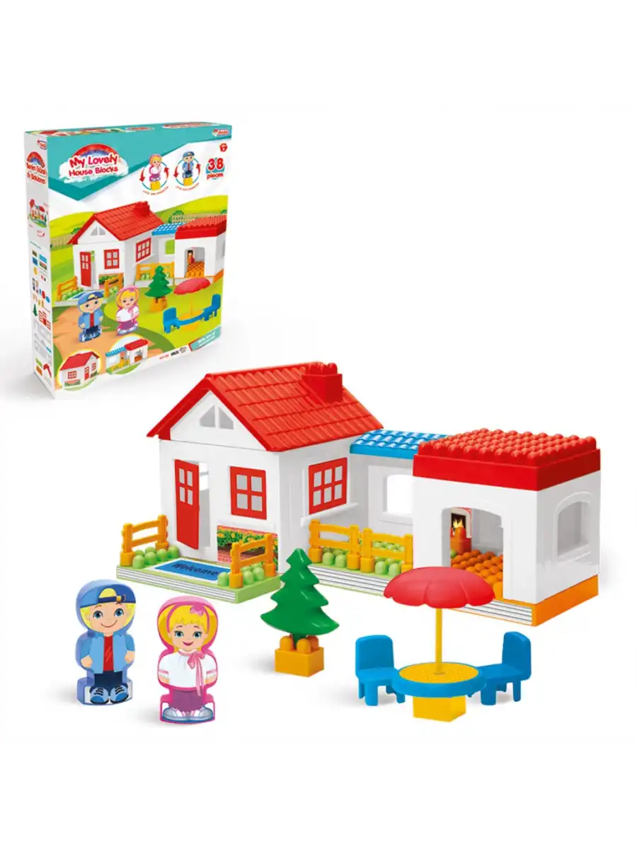 Tek Katlı Ev Bloklar - Lego Oyuncağı - Lego Setleri - Bloklar - Lego Seti - Ev Seti