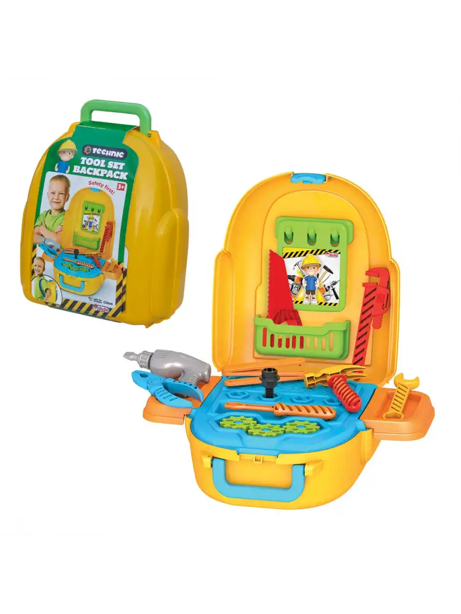 Teknik Tamir Set Sırt Çantası - Oyuncak Tamir Setleri - Tamir Aletleri - Alet Seti - Vidalama Seti