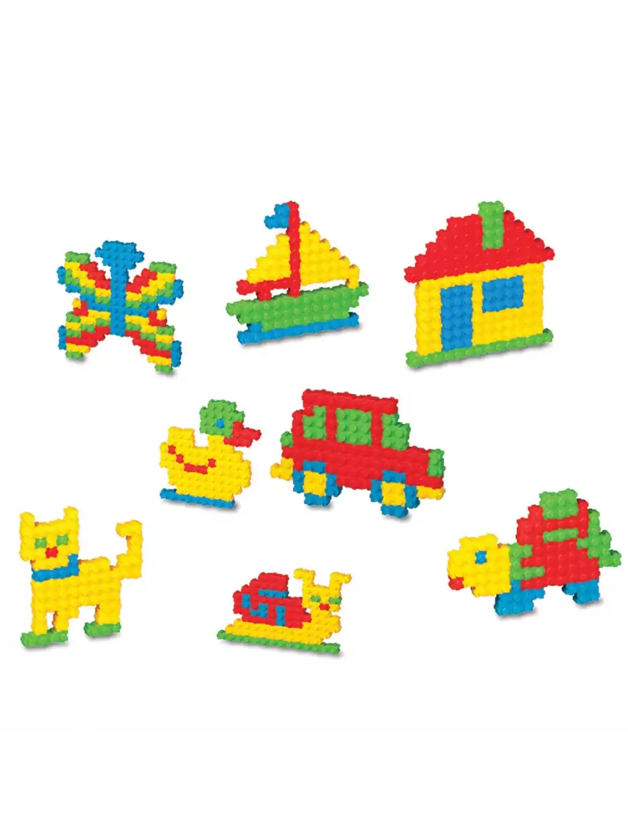 Tiktak Lego (250 Parça) - Tik-Tak Puzzle - Küçük Bloklar - Tik Tak Legolar Oyuncak