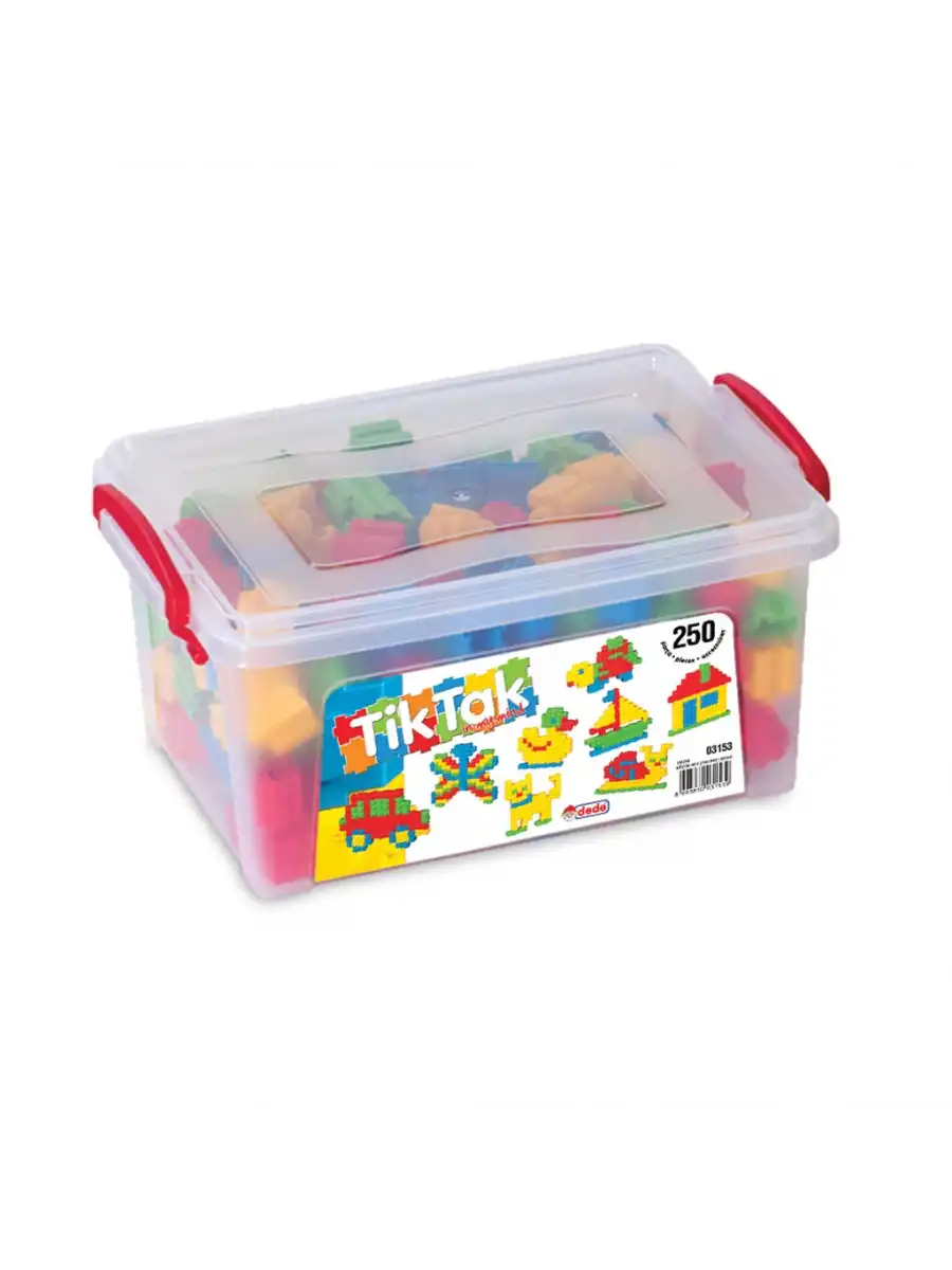 Tiktak Lego (250 Parça) - Tik-Tak Puzzle - Küçük Bloklar - Tik Tak Legolar Oyuncak