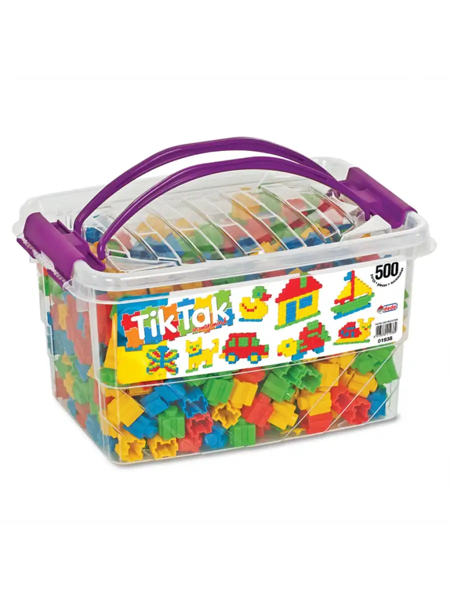 Tiktak Lego (500 Parça) - Tik-Tak Puzzle - Küçük Bloklar - Tik Tak Legolar Oyuncak