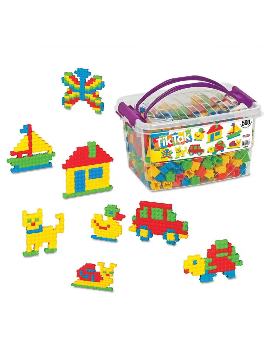 Tiktak Lego (500 Parça) - Tik-Tak Puzzle - Küçük Bloklar - Tik Tak Legolar Oyuncak