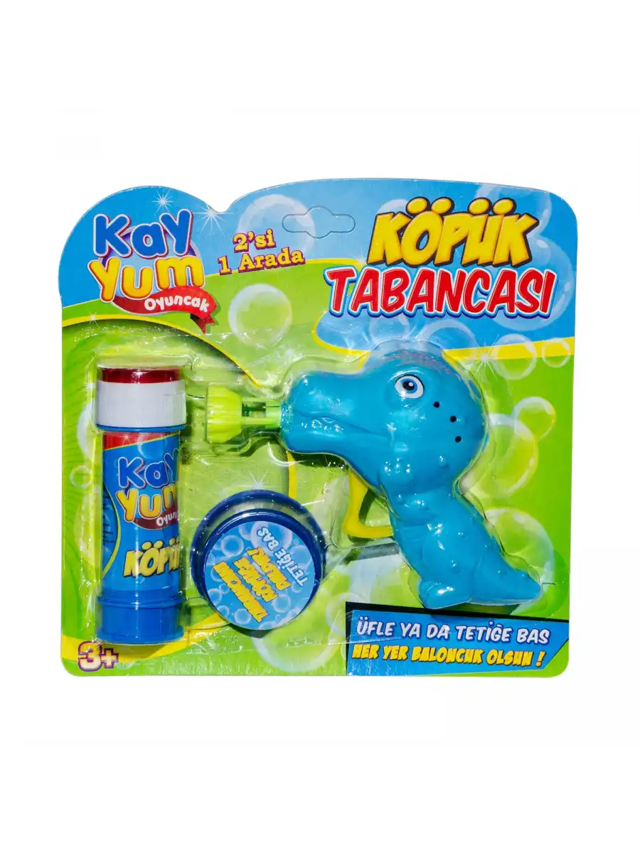 Timsah Figürlü Köpük Tabancası - Baloncuk Tabancası - Köpüklü Silah - Baloncuk Oyunu