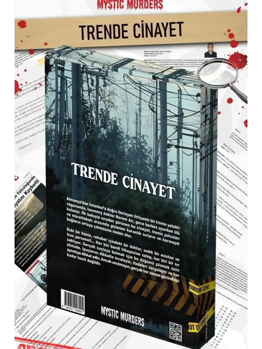 Trende Cinayet Dedektif Oyunu - Dava Çözme Oyunu - Suç Çözme Oyunu - Cinayet Oyunu Cinayet Çözme