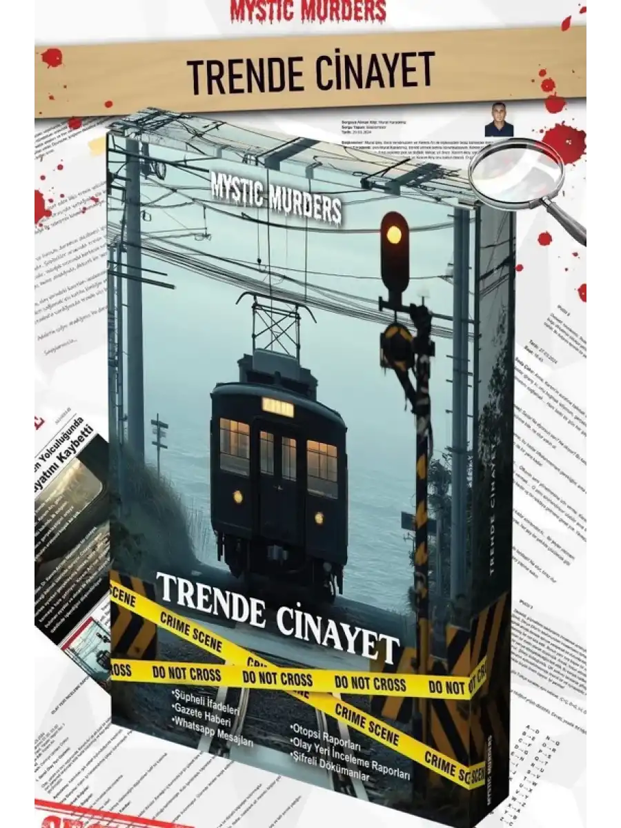 Trende Cinayet Dedektif Oyunu - Dava Çözme Oyunu - Suç Çözme Oyunu - Cinayet Oyunu Cinayet Çözme