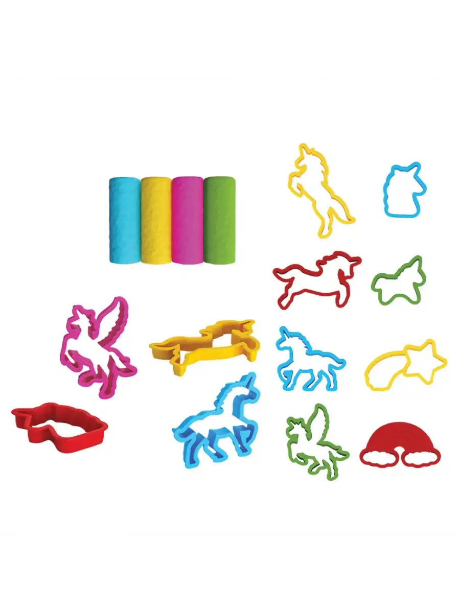 Unicorn Oyun Hamur Seti 200 Gr. - Oyun Hamuru Seti - Hamur Setleri - Hamur Kalıpları - Boynuzlu At
