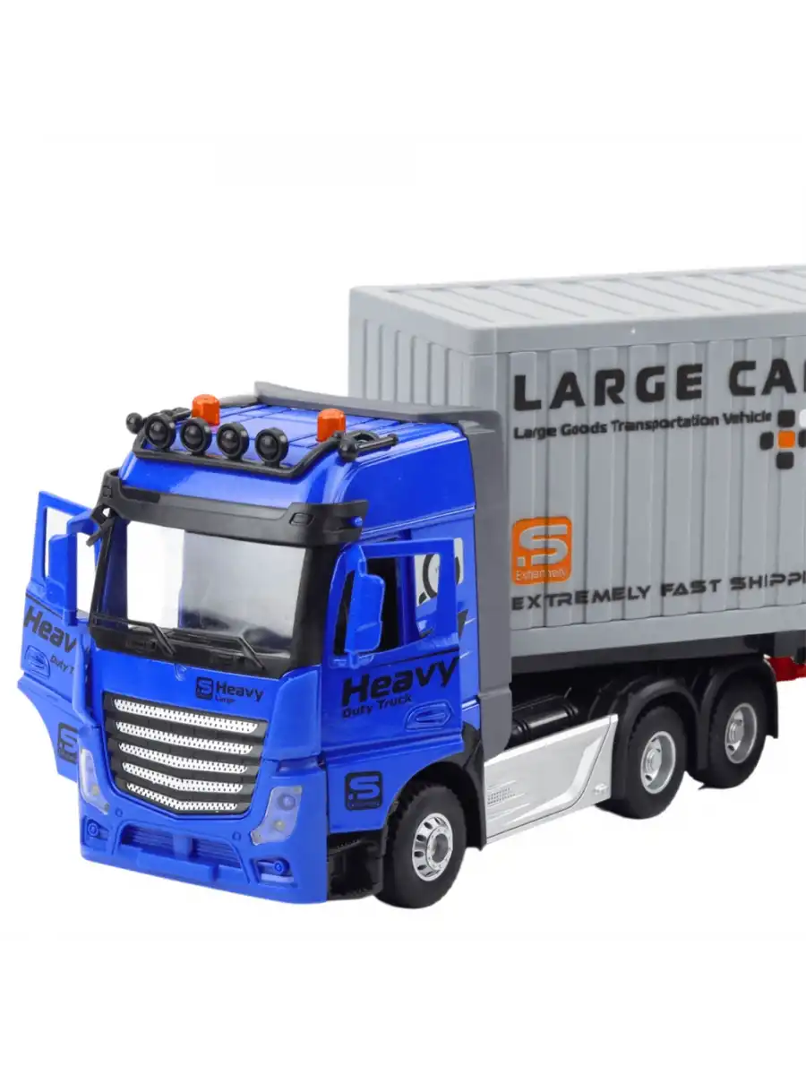 Uzaktan Kumandalı Metal Başlıklı Tır - Işıklı Sesli RC Tır Transport Truck Series