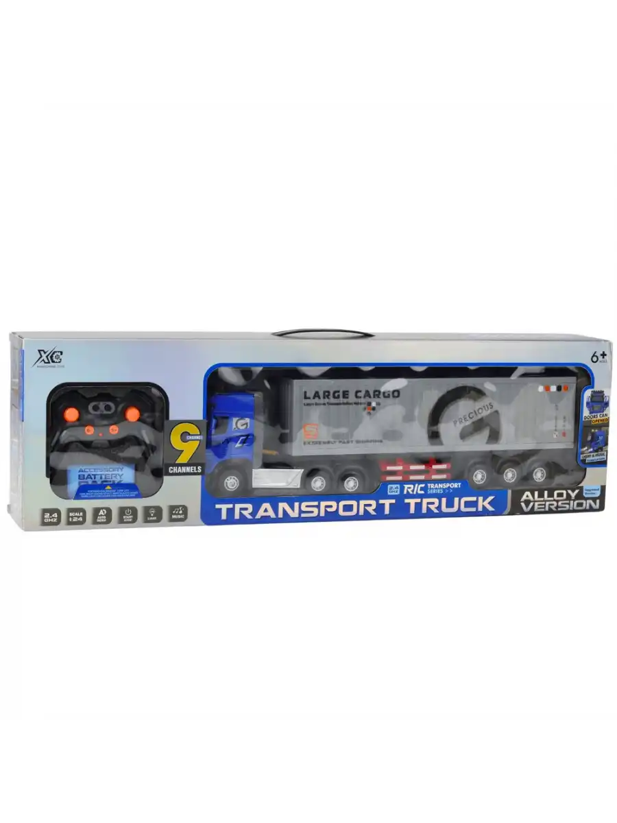 Uzaktan Kumandalı Metal Başlıklı Tır - Işıklı Sesli RC Tır Transport Truck Series