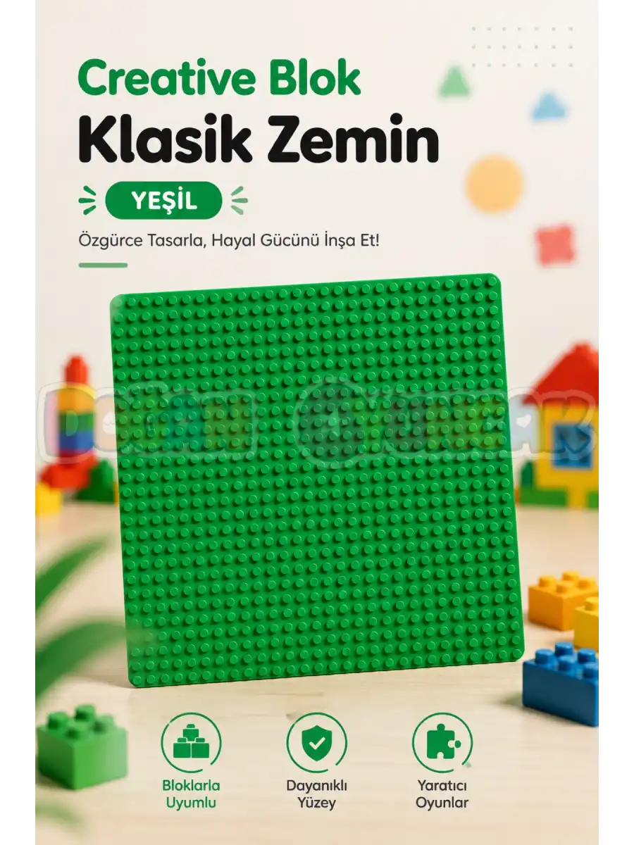 Yeşil Creative Blok Klasik Zemin - Başlangıç Tablesi