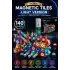 Orijinal Magnetic Tiles Light Version 140 Parça Işıklı Manyetik Lego - Magnetic Magical Işıklı Magnet - Ledli Mıknatıslı Lego