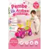 Pembe İlk Arabam - İlk Arabam - Binmeli Araba - Çocuk Arabası - İlk Adım Arabası