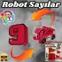Pocket Morphers 9 Motosiklet - Roboto Dönüşen Sayılar - 9 Numara Robot - Transformers - Robot Sayı