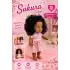 Türkçe Konuşan Siyahi Sakura Saçlı Et Bebek 35 Cm. - Konuşabilen Bebek - Saçlı Büyük Bebek - Saçlı Bebek