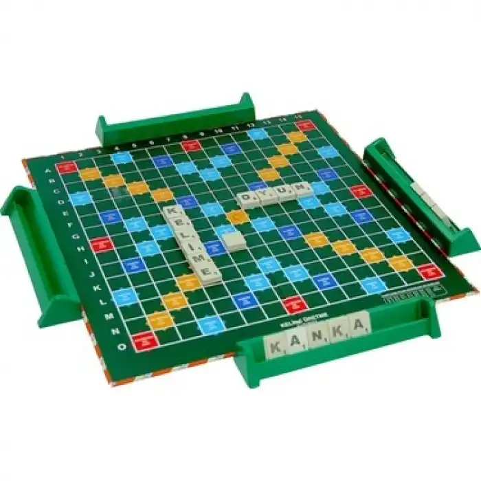 Scrabble Türkçe Kelime Oyunu - Kelime Üretme Oyunu Akıl ve Zeka Oyunu - Scrabble Oyunu